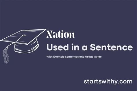 use nation in a sentence