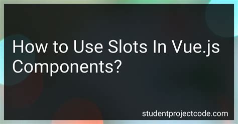 use slot with cdn vue