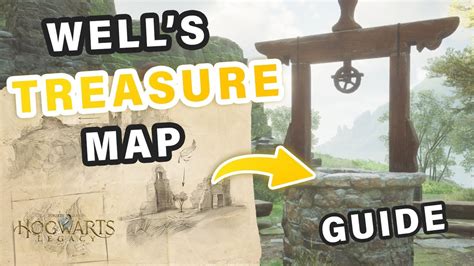 use the well's treasure map to find the treasure