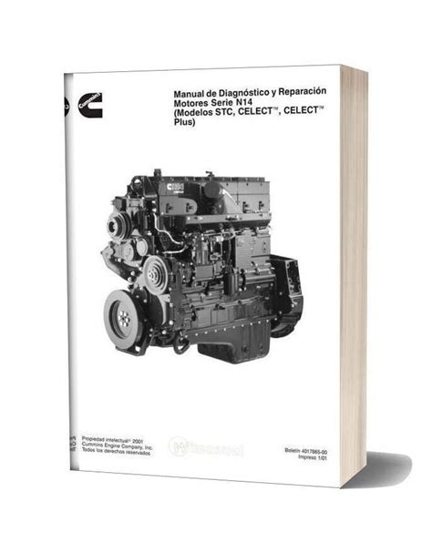 used n 14 celect and celect engine shop repair manual for sale Doc