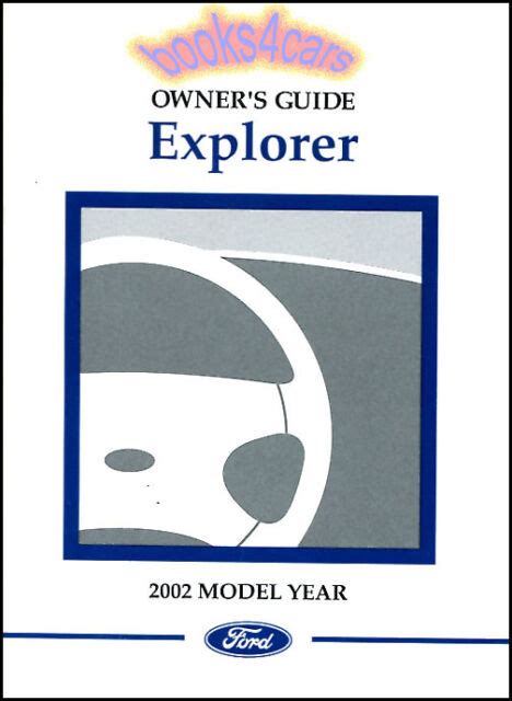 user manual book 2002 ford explorer Reader