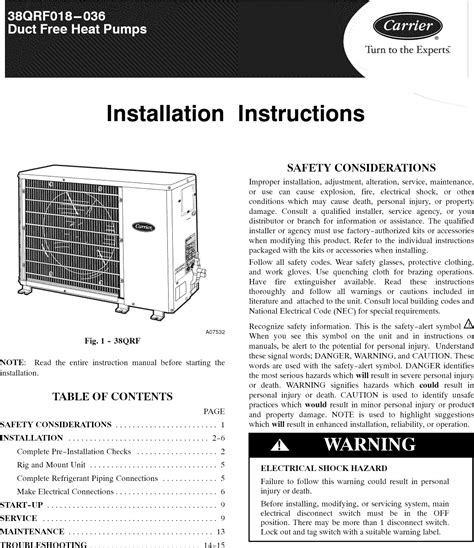 user manual carrier heat pump Reader