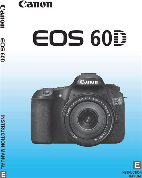 user manual for canon d 60 PDF