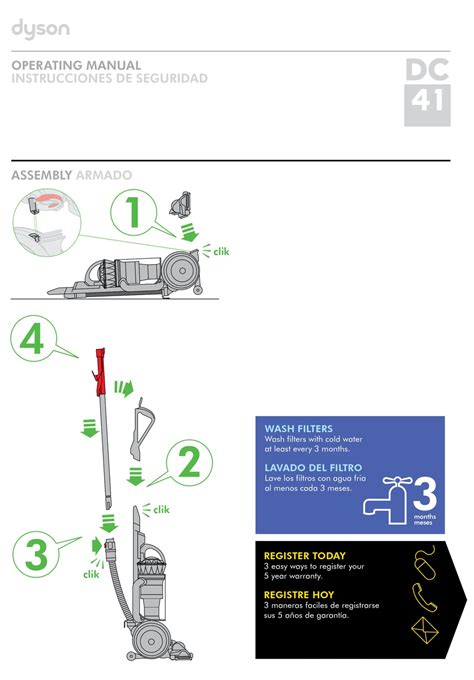 user manual for dyson model 25 Kindle Editon