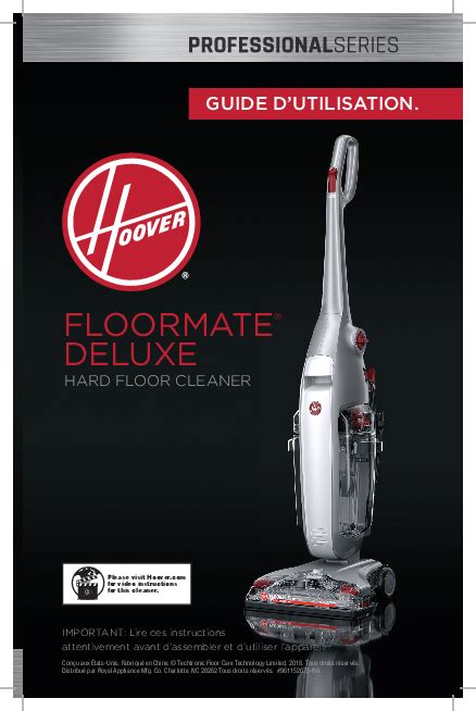 user manual for hoover floormate PDF