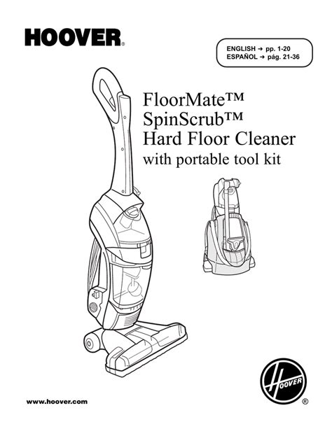 user manual for hoover floormate spinscrub 500 Doc