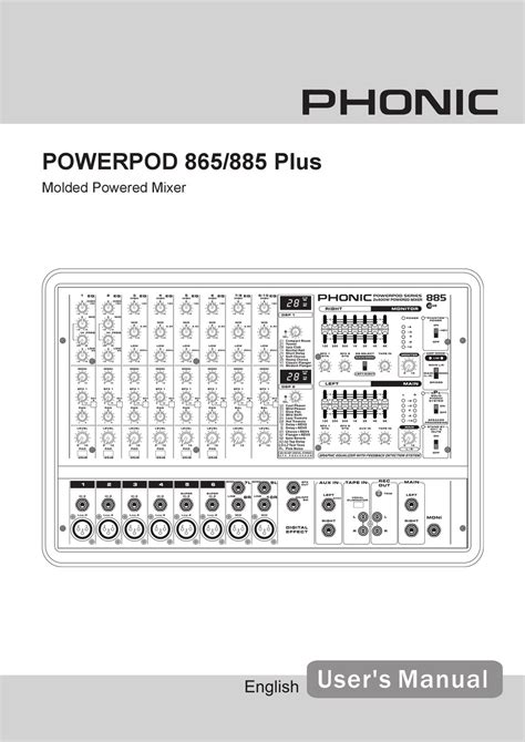 user manual for phonic powerpod ii Doc