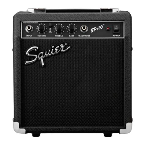 user manual for squier amplifier sp10 PDF