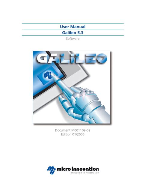 user manual galileo 5 PDF