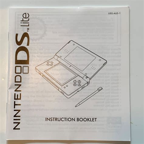 user manual nintendo ds PDF