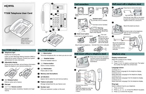 user manual nortel telephone PDF