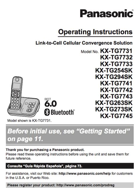 user manual panasonic cordless phone Ebook PDF