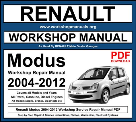 user manual renault modus Reader