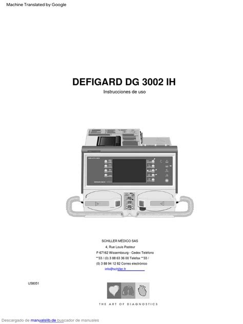 user manual schiller defigard 3002 ih Kindle Editon