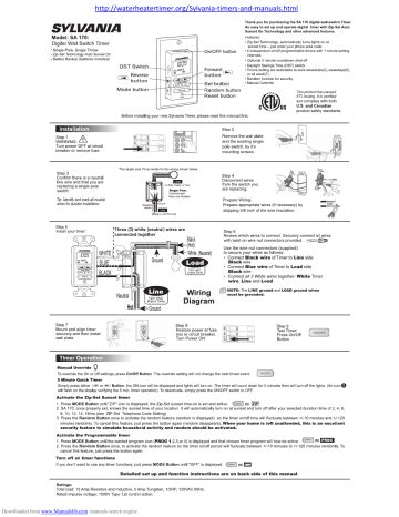 user manual sylvania telephone Doc