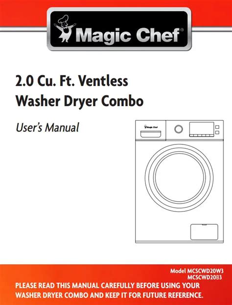 user manual washer dryer Kindle Editon