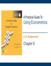 using econometrics 6th studenmund pdf Epub