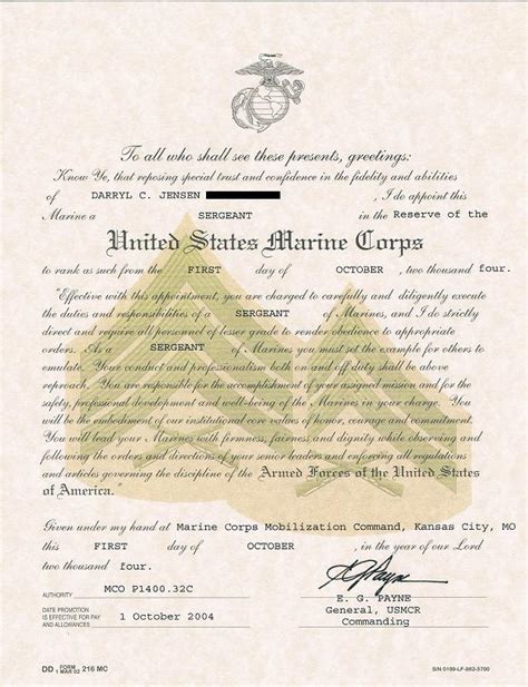 usmc-promotion-warrant-template-blank Ebook Epub