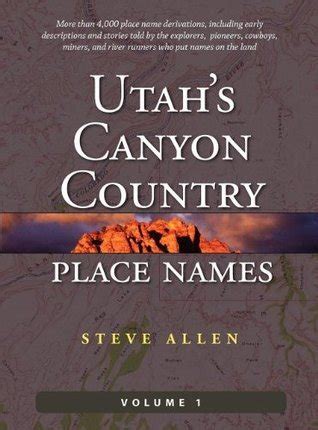 utahs canyon country place names vol 1 Epub