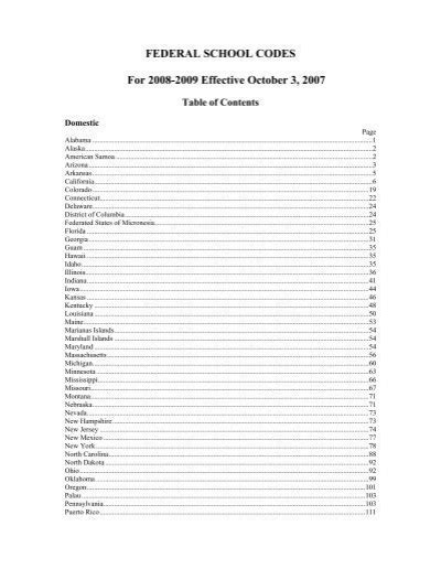 uti federal school code