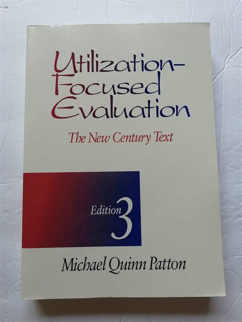 utilization focused evaluation the new century text Epub