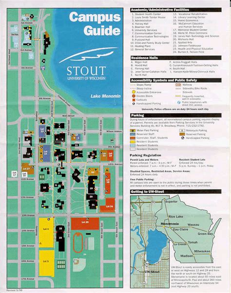 uw stout map