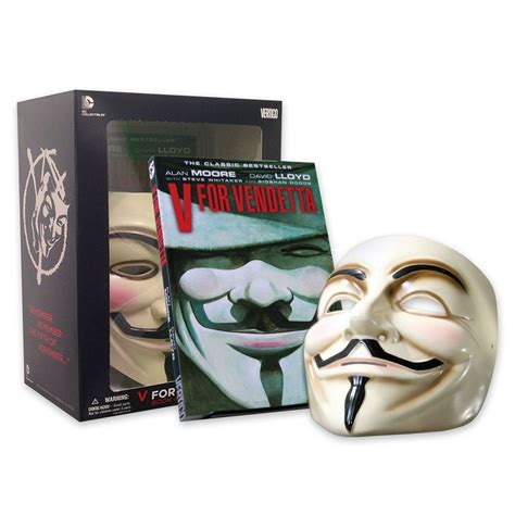 v for vendetta deluxe collector set book and mask set Kindle Editon