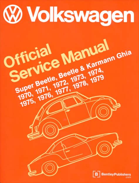 v w super beetle bug 1970 1972 service and repair manuals Doc