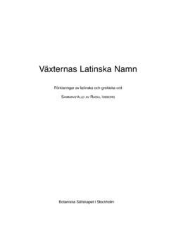 v228xternas-latinska-namn-pdf-bsis Ebook PDF
