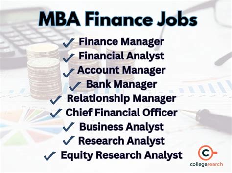 vacancy for mba finance