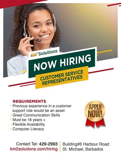 vacancy in customer service