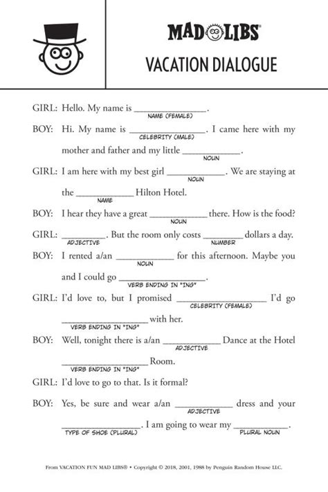 vacation fun mad libs Epub