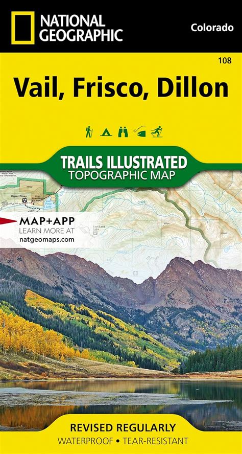 vail frisco dillon national geographic trails illustrated map Epub