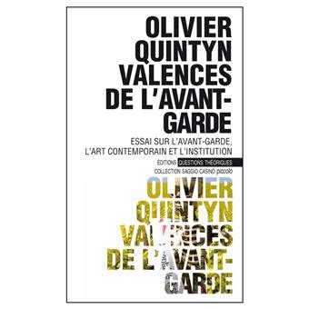 valences lavant garde essai contemporain linstitution Doc