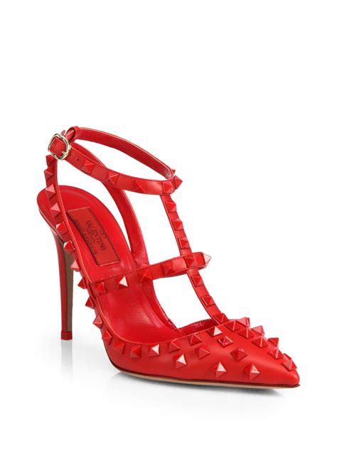 valentino shoes red