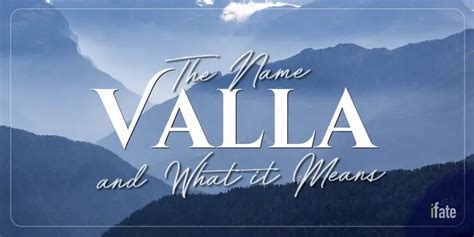 valla meaning