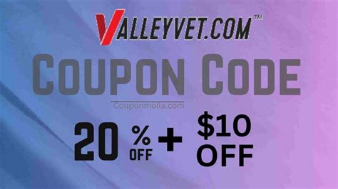 valley vet promo code coupon