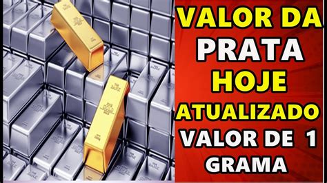 valor da prata por grama