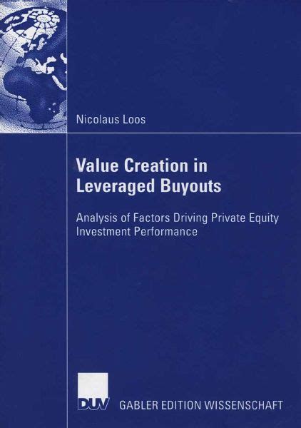 value creation in leveraged buyouts Kindle Editon