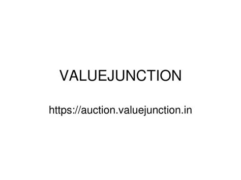 valuejunction fci