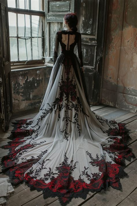 vampire wedding gown