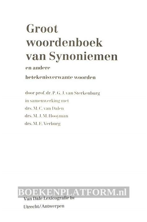 van dale woordenboek online synoniemen Doc