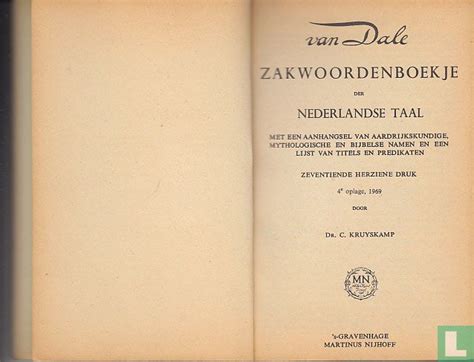 van dales zakwoordenboekje der nederlandse taal Epub