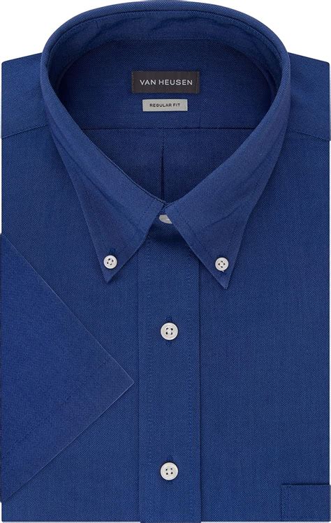 van heusen short sleeve dress shirts