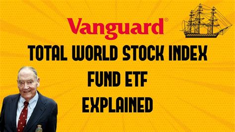 vanguard total stock market index fund etf