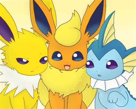 vaporeon and jolteon