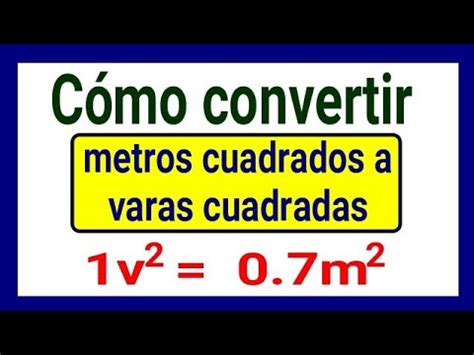 varas a metros cuadrados