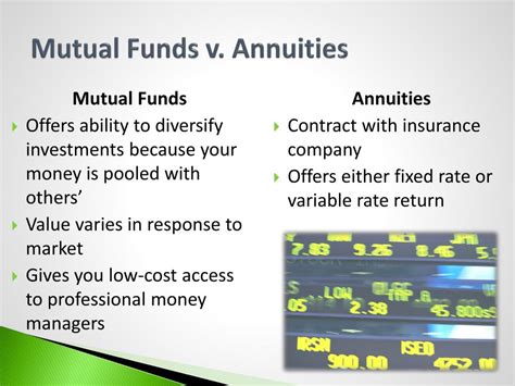 variable annuity versus mutual fund