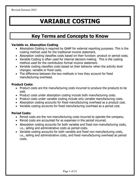 variable costing by garrison 12th edition manual solutions Kindle Editon