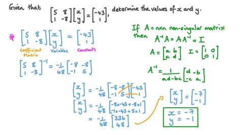 variable matrix calculator